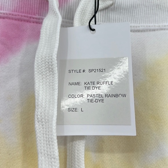 🆕Generation Love Kate Ruffle Pocket Tie Dye Sweatpants Joggers Loungers - Picture 7 of 11